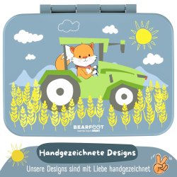  Bearfoot Compakt Madkasse - 1000 ml - Bl - Traktor