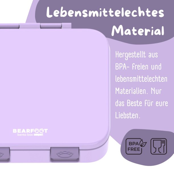 Bearfoot Compakt Madkasse - 1000 ml - Lyserd