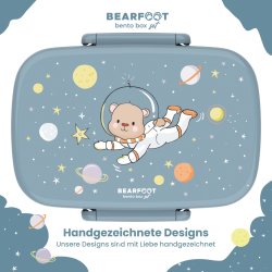 Bearfoot madkasse med bestik - Bj�rn i rummet 