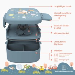 Bearfoot madkasse med bestik - Bj�rn i rummet 