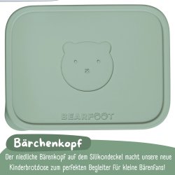 Bearfoot madkasse - Rustfri st�l - Salvie - 1200 ml