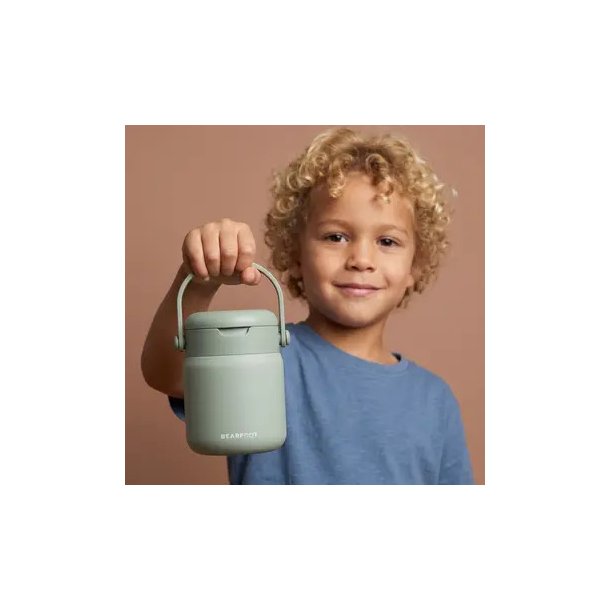Bearfoot Termobeholder - Rustfri st�l - 500 ml - Salvie 
