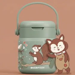 Bearfoot Termobeholder - Rustfri st�l - 500 ml - Salvie Egern 