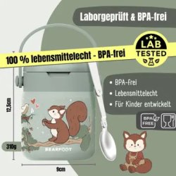 Bearfoot Termobeholder - Rustfri st�l - 500 ml - Salvie Egern 