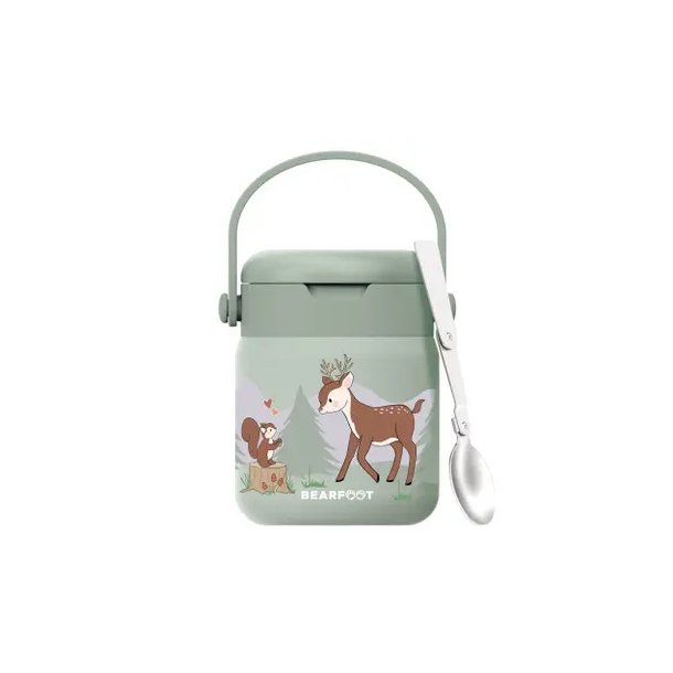 Bearfoot Termobeholder - Rustfri st�l - 500 ml - Salvie R�dyr