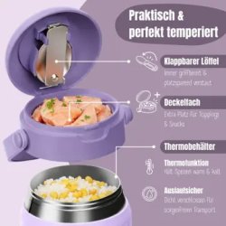 Bearfoot Termobeholder - Rustfri st�l - 500 ml - Lyser�d Hund og kat 
