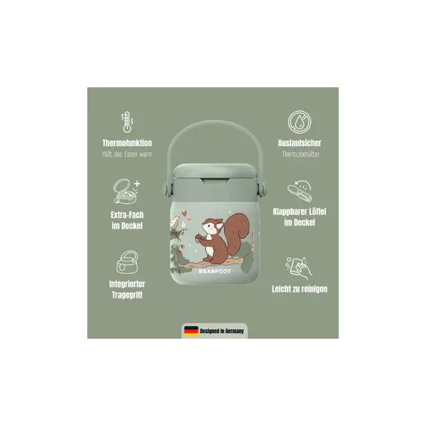 Bearfoot Termobeholder - Rustfri st�l - 500 ml - Salvie Egern 