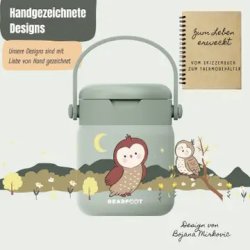 Bearfoot Termobeholder - Rustfri st�l - 500 ml - Salvie Ugle 