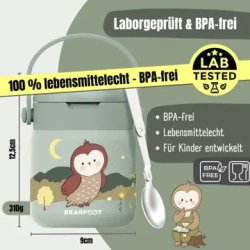 Bearfoot Termobeholder - Rustfri st�l - 500 ml - Salvie Ugle 