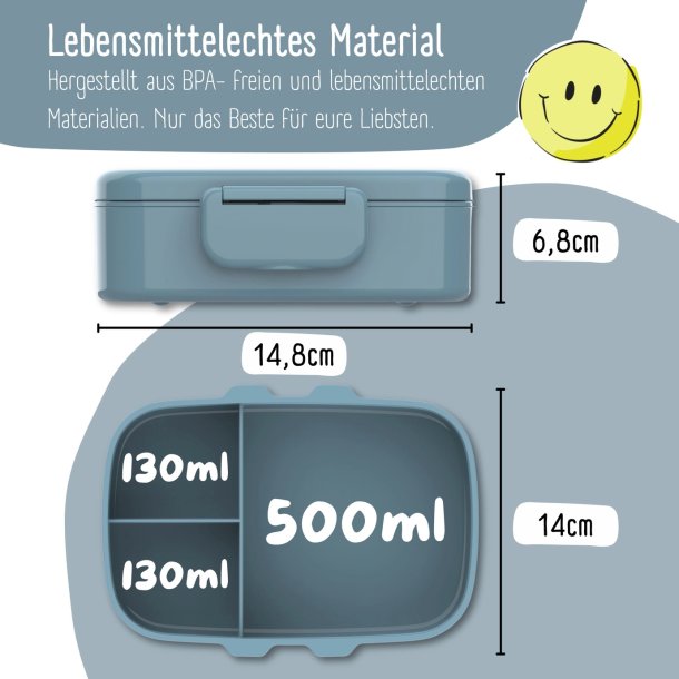 Bearfoot madkasse med bestik - Brandbil og kaniner 