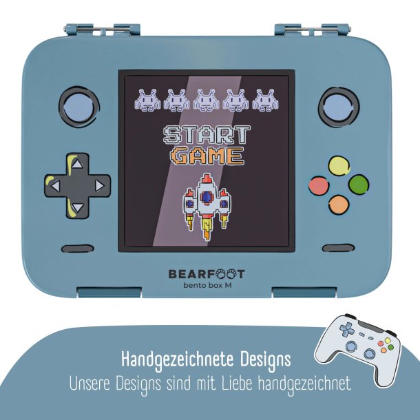 Bearfoot Madkasse med rum - Bl Gamer 