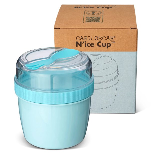 Carl Oscar - N'ice Cup Str. L Snackbox m. k�leskive - Bl�