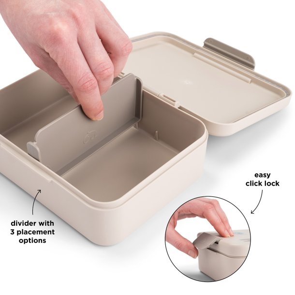 Done By Deer - Madkasse m/opdeler Celebration Sand