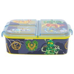 Lego Ninjago madkasse med 3 rum