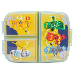 Lego Ninjago madkasse med 3 rum