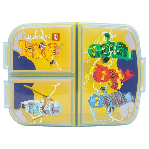 Lego Ninjago madkasse med 3 rum
