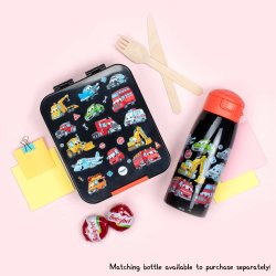 Fringoo - Madkasse med rum - Maskiner - Sort 