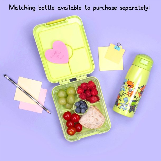 Fringoo - Madkasse med rum - Dino Ninja  - Grn 