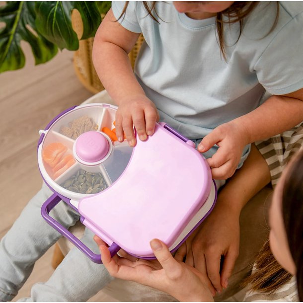 G�be madkasse med snack spinner - Grape Lilla