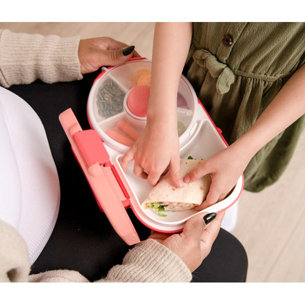 Gbe madkasse med snack spinner - Vandmelon Pink 