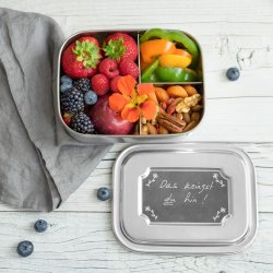 LEKKABOX Base st�lmadkasse m. 3 rum - 800 ml