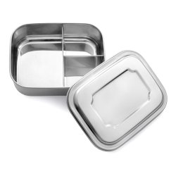 LEKKABOX Base st�lmadkasse m. 3 rum - 800 ml