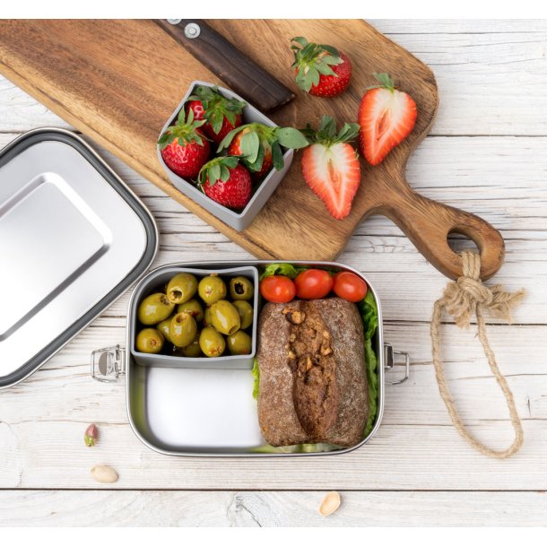 LEKKABOX Safe stlmadkasse inkl. 2 base cups - 800 ml