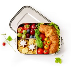 LEKKABOX Safe st�lmadkasse m. 3 rum - 1000 ml