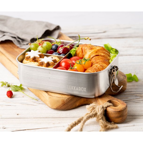 LEKKABOX Safe st�lmadkasse m. 3 rum - 1000 ml