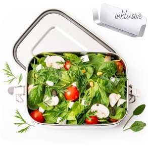 LEKKABOX Safe stlmadkasse inkl. divider - 1000 ml