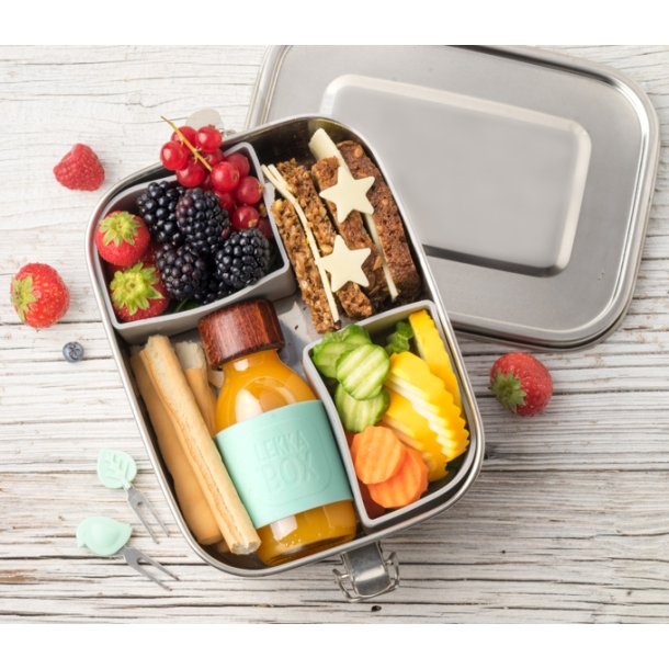 LEKKABOX Safe stlmadkasse inkl. divider - 1000 ml