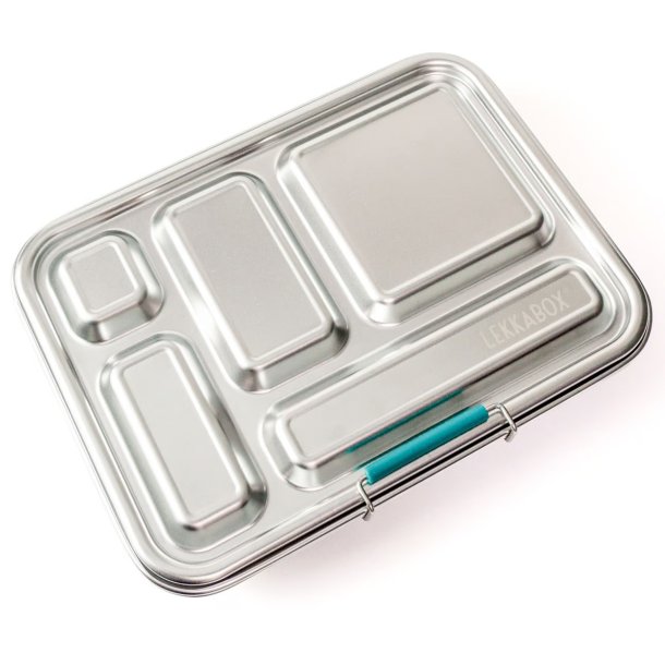 LEKKABOX Grande Stlmadkasse - 5 Rum - Petrol