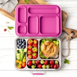 LEKKABOX Grande Stlmadkasse - 5 Rum - Berry