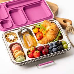 LEKKABOX Grande Stlmadkasse - 5 Rum - Berry