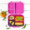 LEKKABOX Classic mini - Madkasse med 3 rum - Berry 