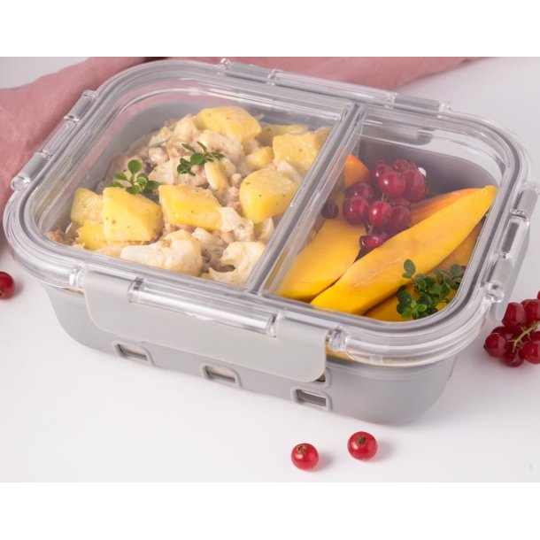 LEKKABOX Glasmadkasse med beskyttelseshylster - 900 ml