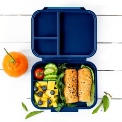 LEKKABOX Classic mini - Madkasse med 3 rum - Cosmic