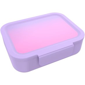 Lunch Buddies Madkasse - Pink Regnbue m skillerum 