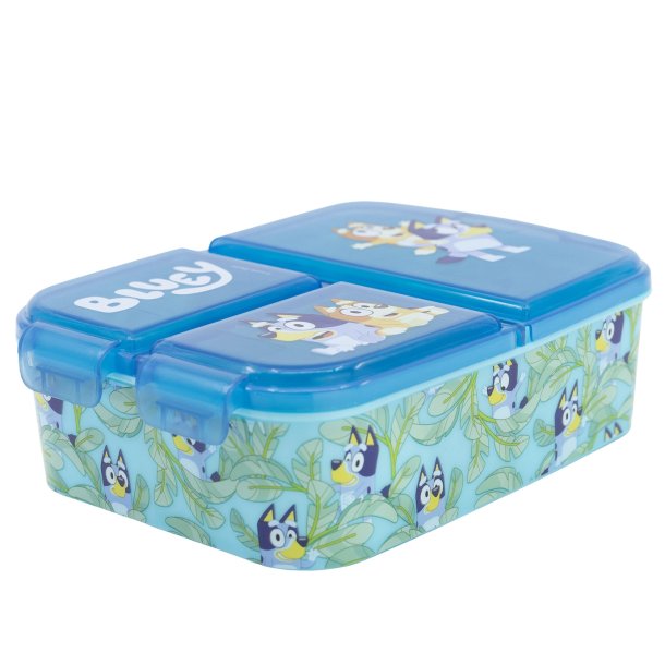 Bluey madkasse med 3 rum 