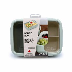 Melii Bento Madkasse - 1250 ml. - Elfenben og Salvie