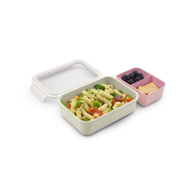 Melii Bento Madkasse - 1250 ml. - Elfenben og Blush 