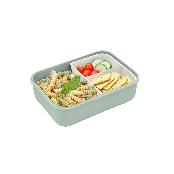 Melii Bento Madkasse - 1250 ml. - Elfenben og Salvie