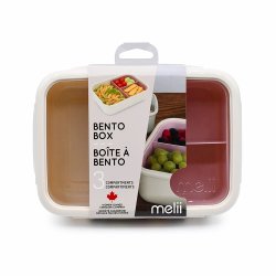 Melii Bento Madkasse - 1250 ml. - Elfenben og Blush 
