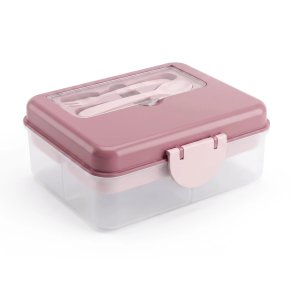 Melii Bento Madkasse med rum - Berry 