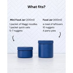 Montii Mini Food Jar - Lila - 200 ml