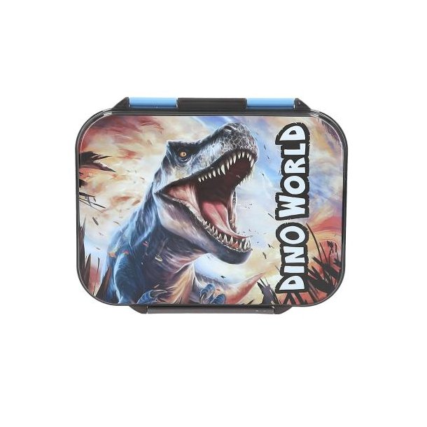 Dino World Madkasse med 3 rum 