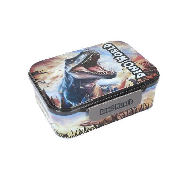 Dino World Madkasse med 3 rum 