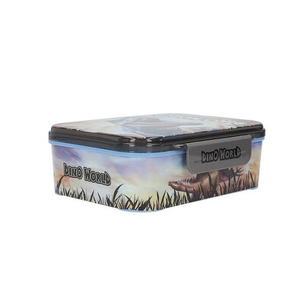 Dino World Madkasse med 3 rum 