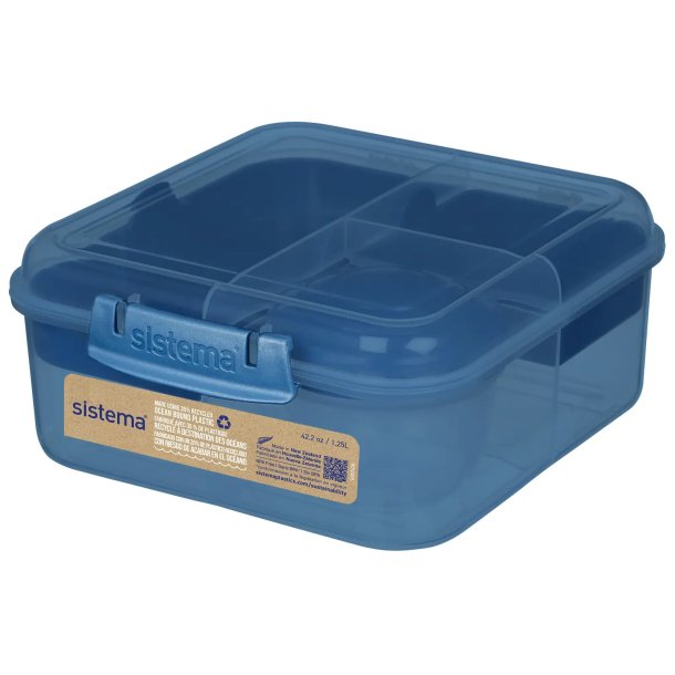 Sistema - Bento Cube Lunch 1,25l. - Mountain Blue