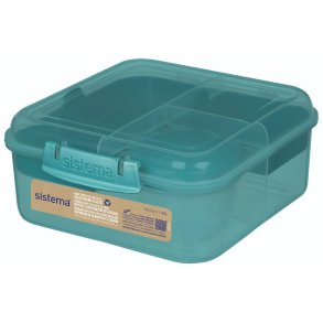Sistema - Bento Cube Lunch 1,25l. - Teal Stone